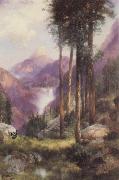 Thomas Moran Yosemite Valley,Vernal Falls oil painting picture wholesale